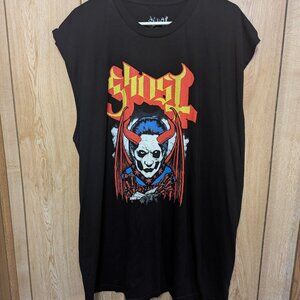 Ghost Metal Band Black Sleeveless Shirt.  In great condition, size 3XL.